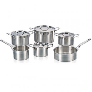 10pcs set with stainless steel handle EN804