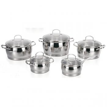 10pcs set with stainless steel handle EN403