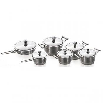 12pcs set with stainless steel wire handle EN051