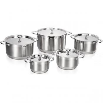 Cookware set with stainless steel handle EN307 EN308