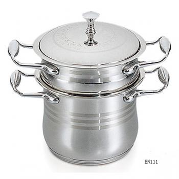 Couscous pot with casting handle  EN111  EN112  EN113  EN116