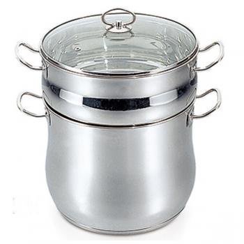 Couscous pot with wire handle EN114