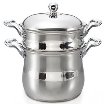 Couscous pot with casting handle EN118